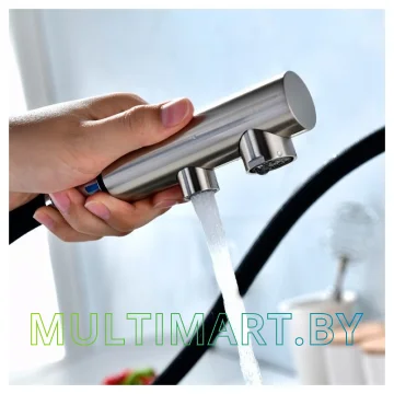 Смеситель Paulmark Serpentine Se213222-NI (никель) картинка 4